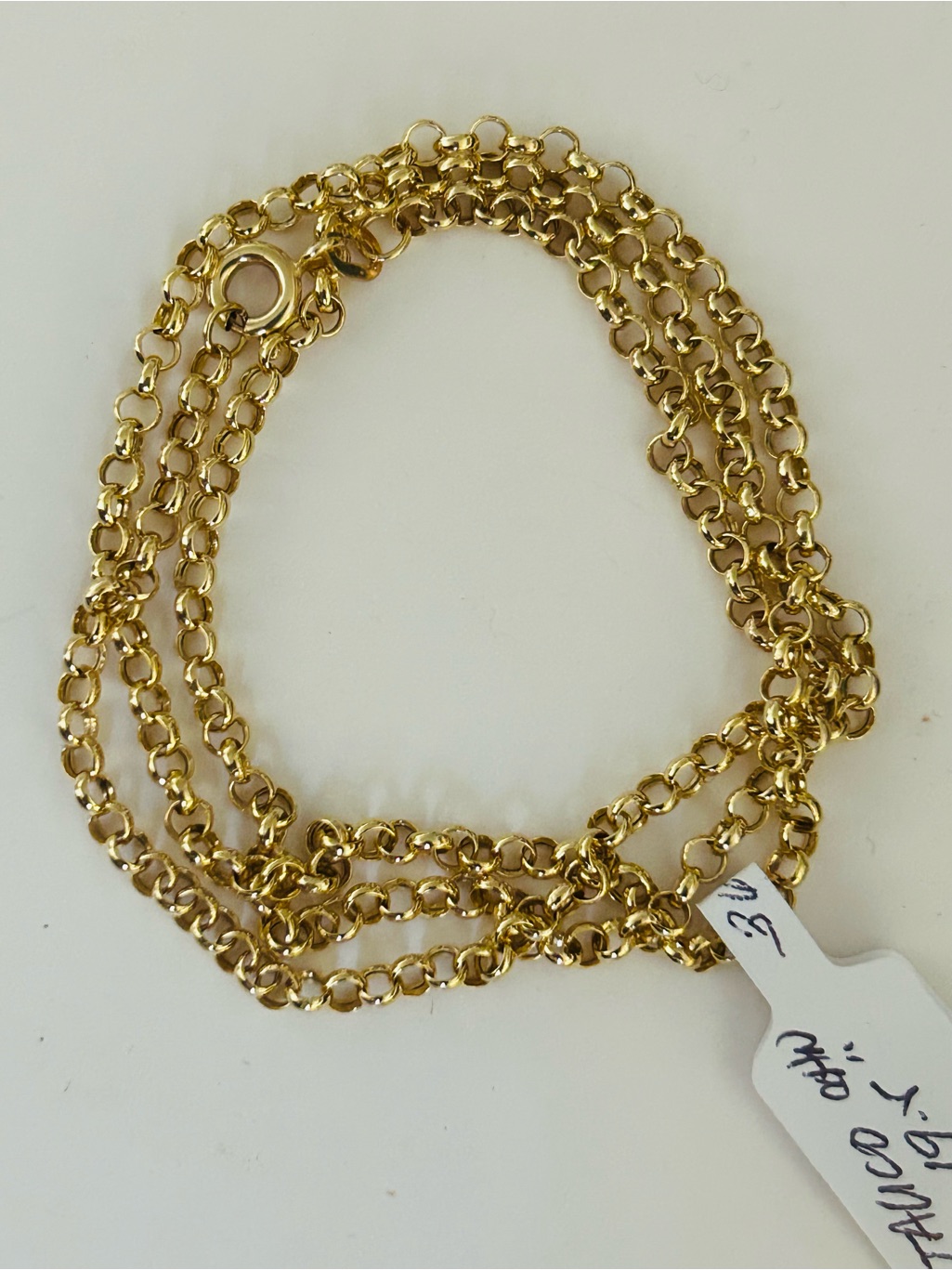 S O L D. 18k Gold Tauco Chain 19.5â